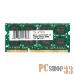 Модуль памяти QUMO DDR3 SODIMM 4GB QUM3S-4G1600K11 PC3-12800, 1600MHz