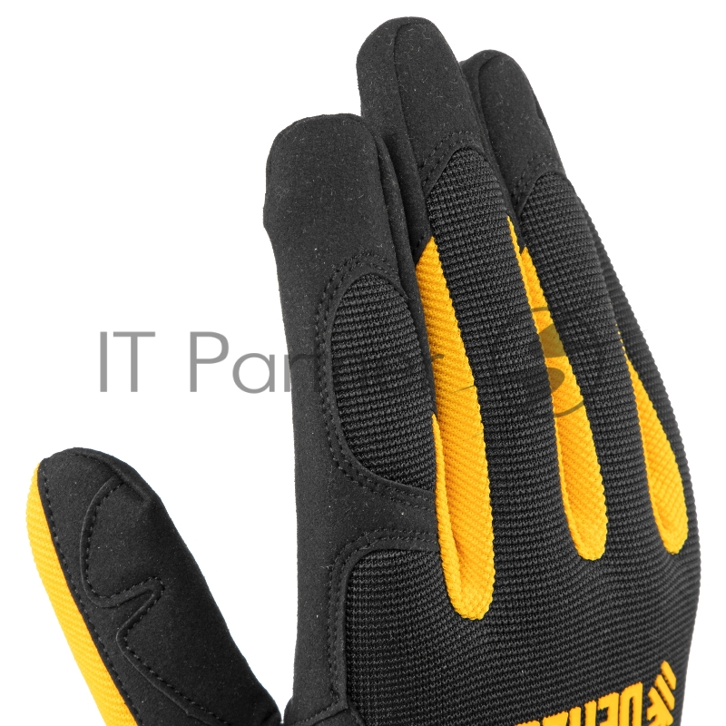 Перчатки универсальные на липучке, размер 9// Denzel