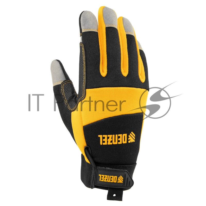 Перчатки универсальные, усиленные, размер 9// Denzel