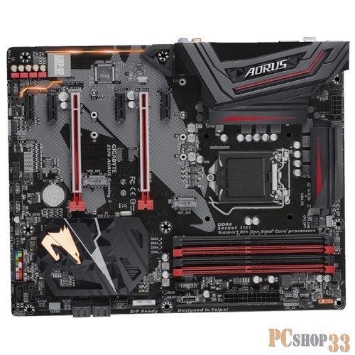 Материнская плата Gigabyte GA-Z370 AORUS Gaming 3 RTL {S1151, Z370, 4xDDR4, 2xPCI-Ex16, 4xPCI-Ex1, HDMI, DVI, SATA III+RAID, M.2, USB 3.1, ATX}