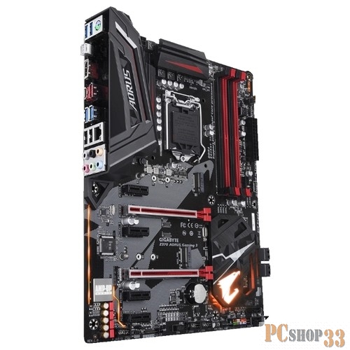 Материнская плата Gigabyte GA-Z370 AORUS Gaming 3 RTL {S1151, Z370, 4xDDR4, 2xPCI-Ex16, 4xPCI-Ex1, HDMI, DVI, SATA III+RAID, M.2, USB 3.1, ATX}