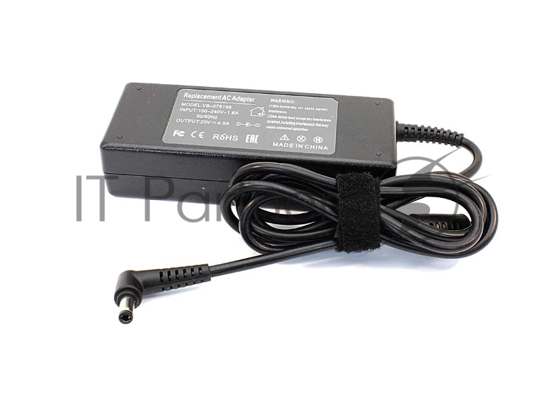 Блок питания (сетевой адатер) для ноутбуков Fujitsu 20V 4,5A 5,5x2,5mm 90W OEM