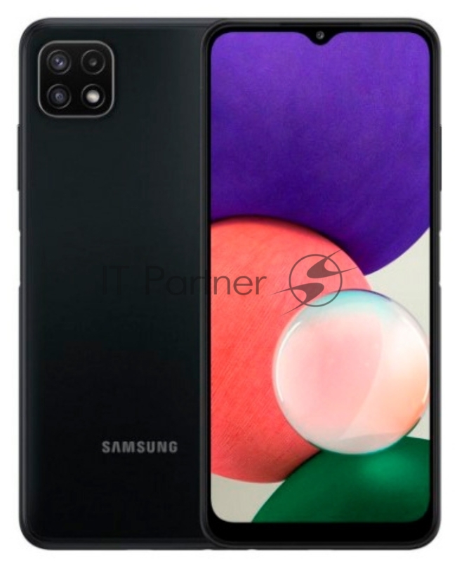 Смартфон Samsung SM-A226B Galaxy A22s 128Gb 4Gb серый моноблок 3G 4G 2Sim 6.6 1080x2408 Android 11 48Mpix 802.11 a/b/g/n/ac NFC GPS GSM900/1800 GSM1900 TouchSc microSD max1024Gb