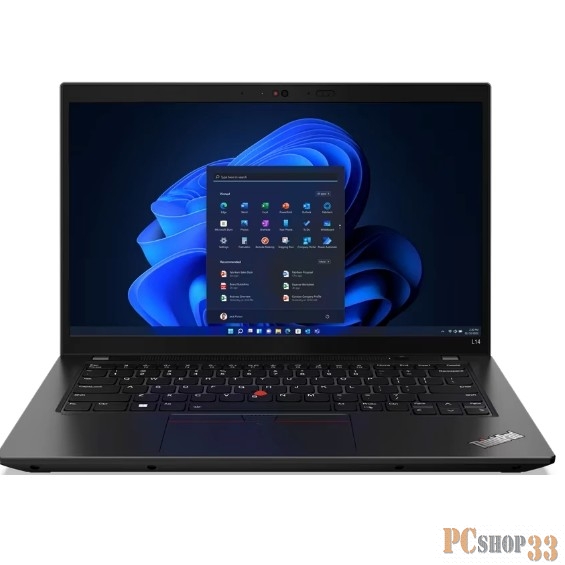 Ноутбук Lenovo ThinkPad L14 G3 Core i5 1235U 16Gb SSD512Gb 14 IPS FHD (1920x1080) Windows 11 Professional 64 black WiFi BT Cam (21C2S72300)