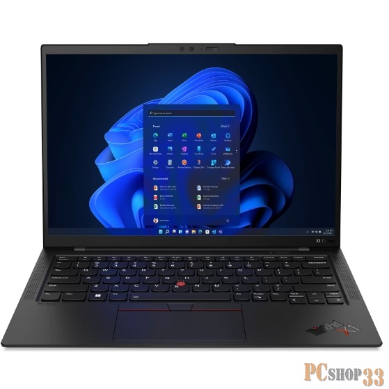 Ноутбук Lenovo ThinkPad X1 Carbon G10 Core i5 1240P 16Gb SSD512Gb 14 2.2K (2240x1400) Windows 11 Professional 64 black WiFi BT Cam (21CCSBJQ00)
