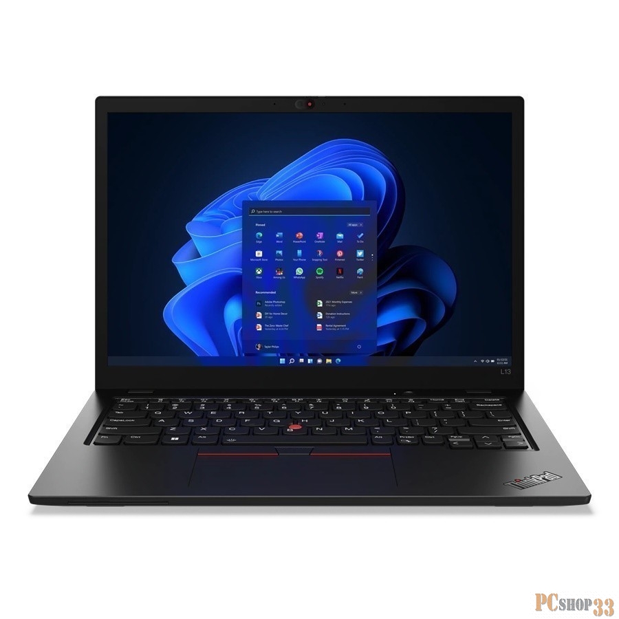 Ноутбук Lenovo ThinkPad L15 G3 Ryzen 5 Pro 5675U 16Gb SSD512Gb 15.6 IPS FHD (1920x1080) Windows 11 Professional 64 black WiFi BT Cam (21C8S2CX00)