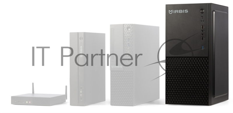 Компьютер IRBIS PCB503, PC, Midi Tower, Intel Core i5 11400,RAM 8Gb,SSD 256Gb, Wi-Fi6+BT