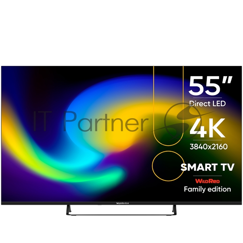 Жидкокристаллический телевизор LED55 Topdevice TDTV55BS05UBK
