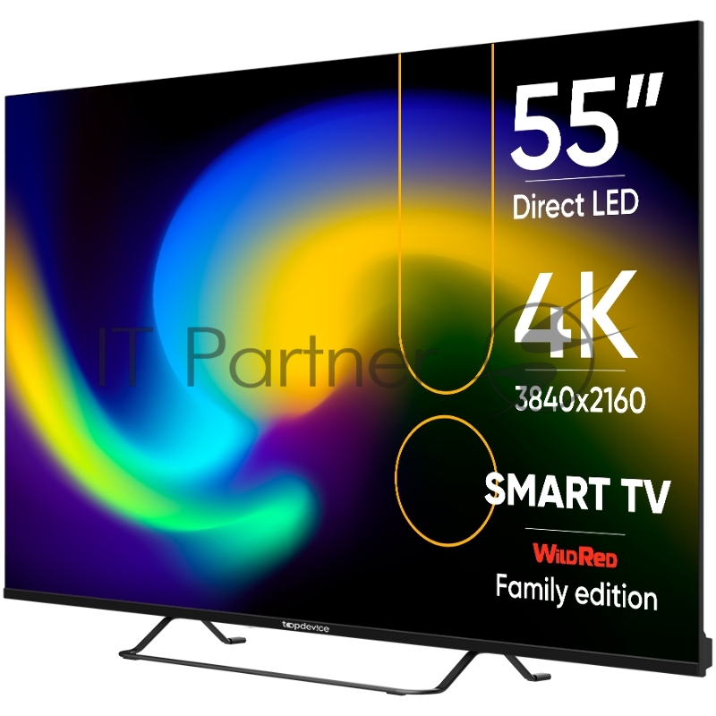 Жидкокристаллический телевизор LED55 Topdevice TDTV55BS05UBK