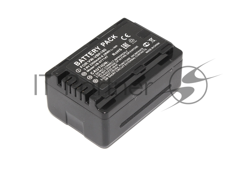 Аккумуляторная батарея для фото и видеокамеры Panasonic HC-V10 (VW-VBK180) 3,6V 2300mAh