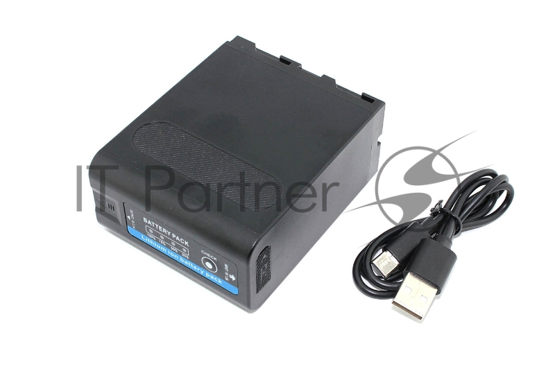 Аккумуляторная батарея для видеокамеры Sony CCD-RV (NP-F970) USB Type-C 7.4V 10500mAh усиленная