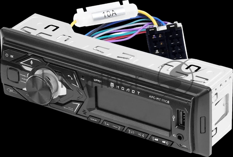 Автомагнитола Ural Молот АРС-МТ 111С 1DIN 4x25Вт