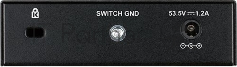 Неуправляемый коммутатор D-Link DGS-1005P/B1A с 5 портами 10/100/1000Base-T, функцией энергосбережения и поддержкой QoS (4 порта с поддержкой PoE 802.3af/802.3at (30 Вт), PoE-бюджет 60 Вт)