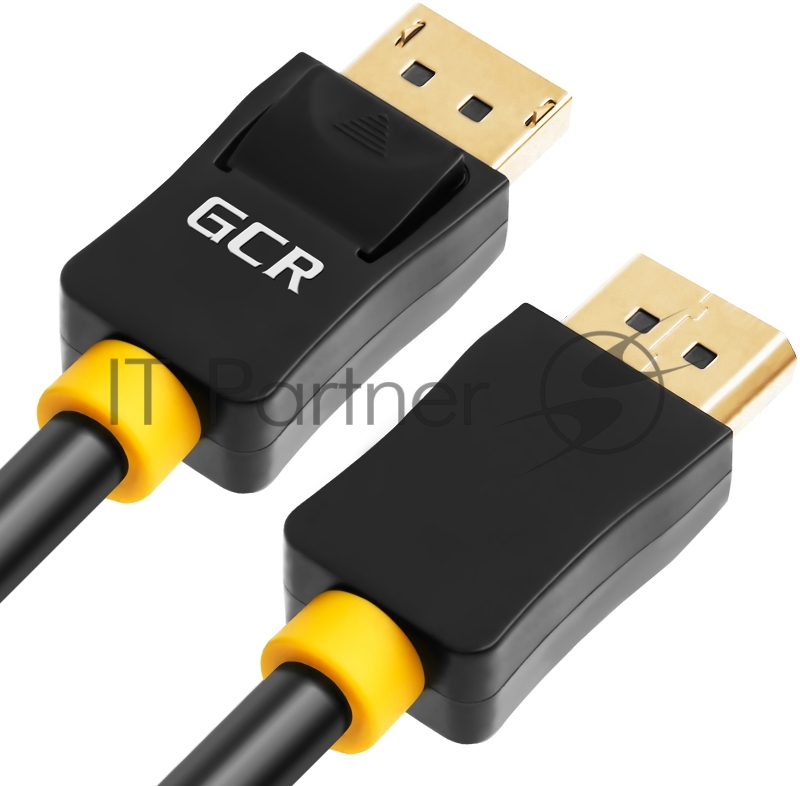 Кабель Greenconnect 2.0m DisplayPort v1.2, 20M/20M, черный, 28/28 AWG, GCR-DP2DP-2.0m