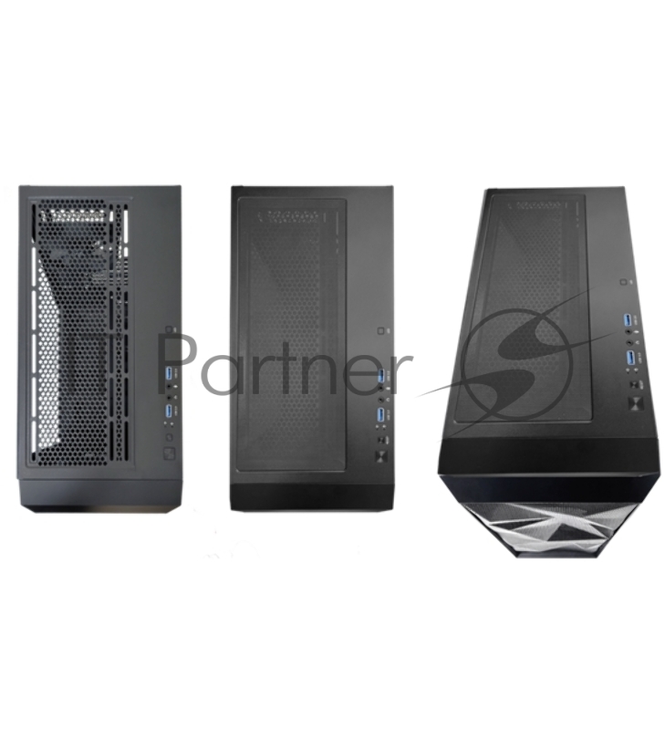 Корпус XILENCE XILENT BREEZE Performance A+ X712.RGB, ATX, BLACK, WINDOW, 2,5 x 4 +3,5 x 2 or 2,5 x 6, 2xUSB3.0, FRONT 3x120mm ARGB, REAR 1x120mm