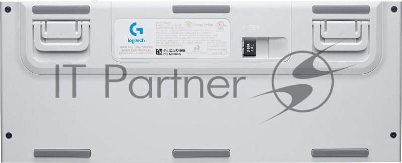 Клавиатура игровая Logitech G915 TKL WHITE US INTL ЛАТИНИЦА (механическая, без цифрового блока, с RGB-подсветкой и поддержкой технологии Lightspeed), 2.4GHZ/BT, TACTILE SWITCH (M/N: YR0076 / C-U0018)