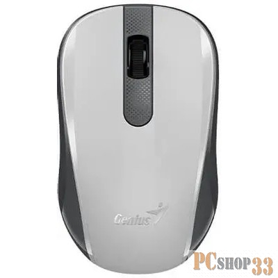 Мышь беспроводная NX-8008S белый/серый,тихая