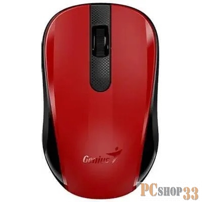 Мышь беспроводная NX-8008S красный/черный,тихая