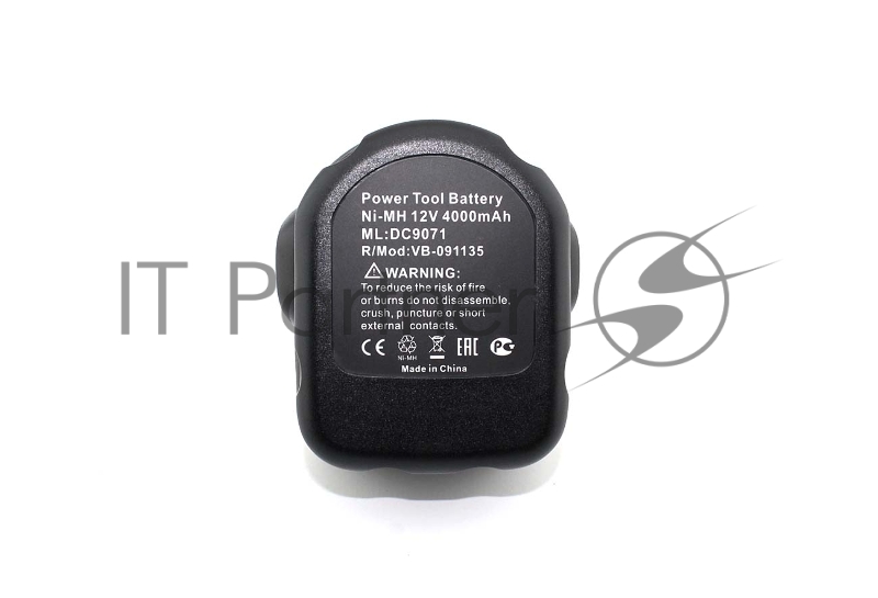 Аккумулятор для DEWALT (p/n: DC9071, DE9037, DE9071, DE9074, DE9075, DW9071, 4.0Ah 12V Ni-Mh