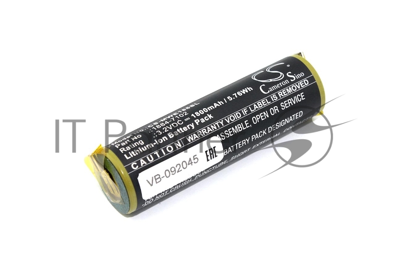 Аккумулятор CameronSino CS-MWE188SL для Moser Ermila 1884 3,2V 1800mAh li-ion