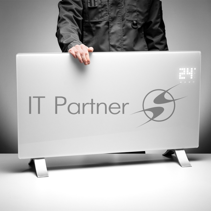 Конвектор электрический OptiPrime-2000, Wi-Fi, тачскрин, цифровой термостат, 2000 Вт// Denzel