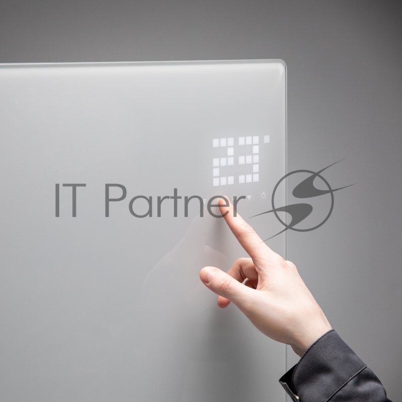 Конвектор электрический OptiPrime-2000, Wi-Fi, тачскрин, цифровой термостат, 2000 Вт// Denzel