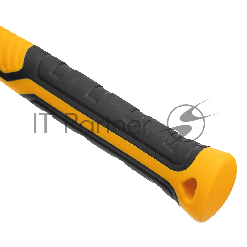 Киянка резиновая, 225 г, черно-белая, фибергласовая рукоятка c TPR покрытием// Denzel