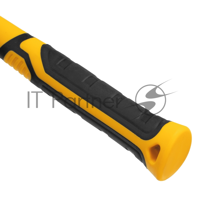 Киянка резиновая, 680 г, черная, фибергласовая рукоятка c TPR покрытием// Denzel