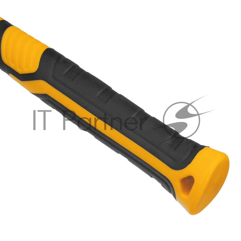 Киянка резиновая, 680 г, черно-белая, фибергласовая рукоятка c TPR покрытием// Denzel