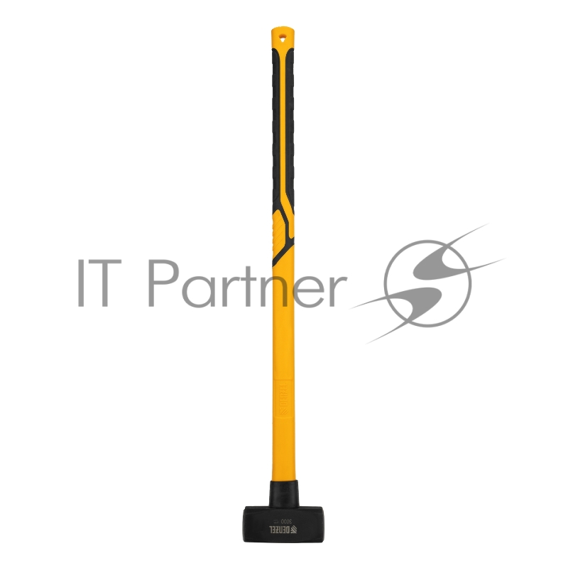 Кувалда 3000 г, кованая, фибергласовая рукоятка c TPR покрытием, 880 мм // Denzel