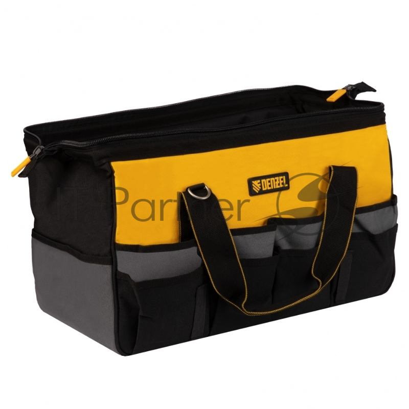 Сумка для инструмента, 500х245х300 мм, 20 карман.,съемный органайз. 10 карман.,наплеч. рем.// Denzel