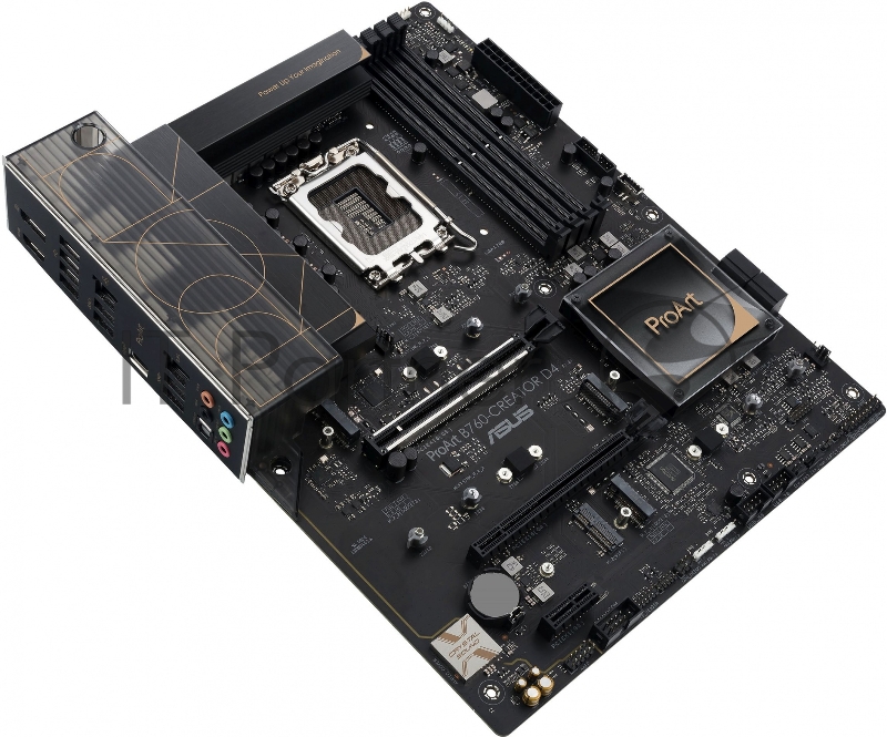 Материнская плата Asus PROART B760-CREATOR D4 Soc-1700 Intel B760 4xDDR4 ATX AC`97 8ch(7.1) 1 x 2.5Gigabit + Gigabit Ethernet RAID+HDMI+DP