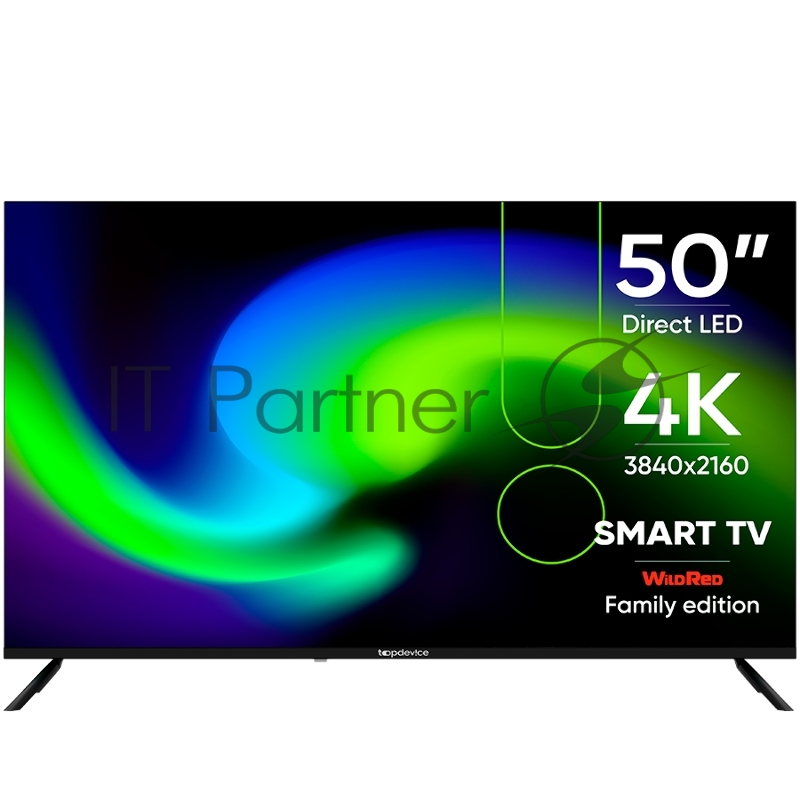 Жидкокристаллический телевизор LED50 Topdevice TDTV50BS06UBK