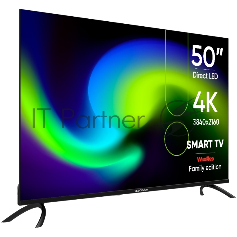 Жидкокристаллический телевизор LED50 Topdevice TDTV50BS06UBK