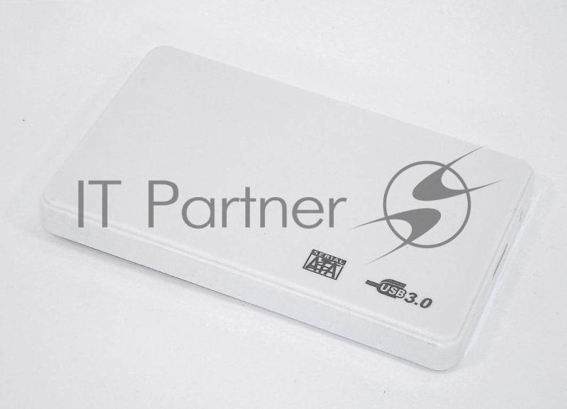 Бокс для жесткого диска 2,5 пластиковый USB 3.0 DM-2508 белый