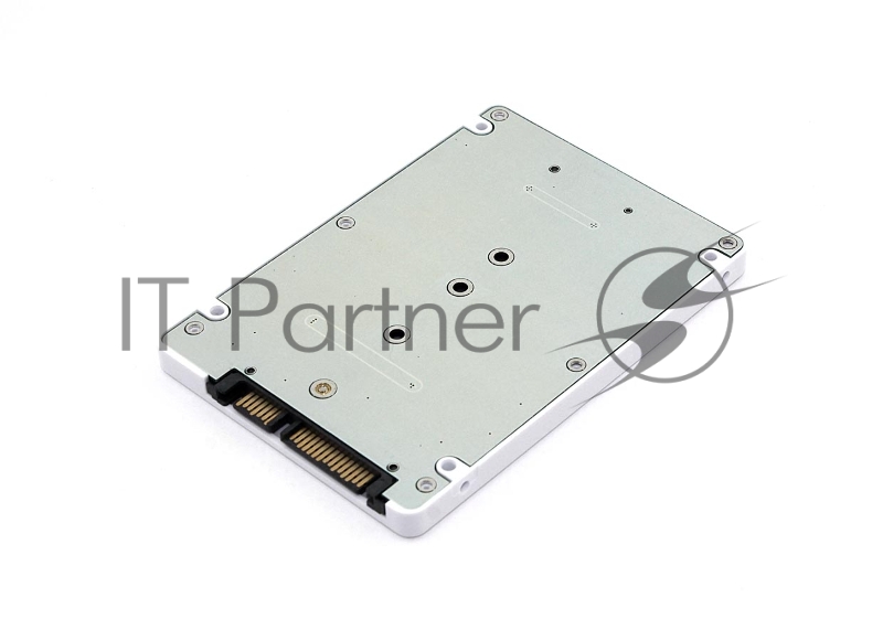 Бокс для SSD диска M2 с выходом SATA пластиковый, белый