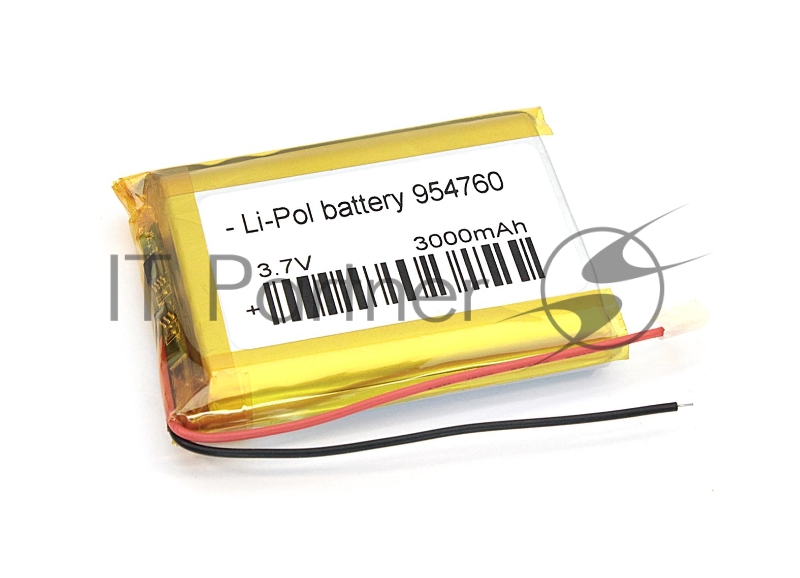 Аккумулятор Li-Pol (батарея) 9.5*47*60мм 2pin 3.7V/3000mAh