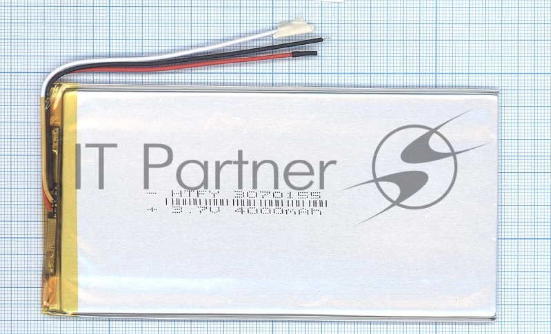 Аккумулятор Li-Pol (батарея) 3*70*155мм 3pin 3.7V/4000mAh