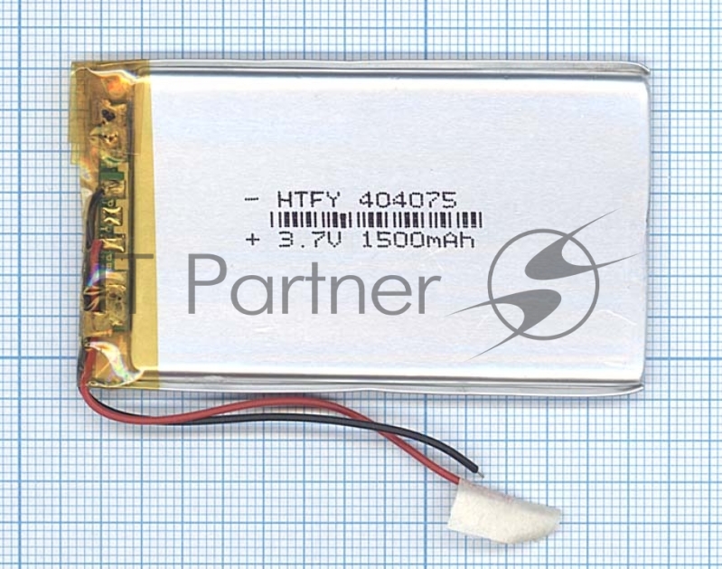 Аккумулятор Li-Pol (батарея) 4*40*75мм 2pin 3.7V/1500mAh