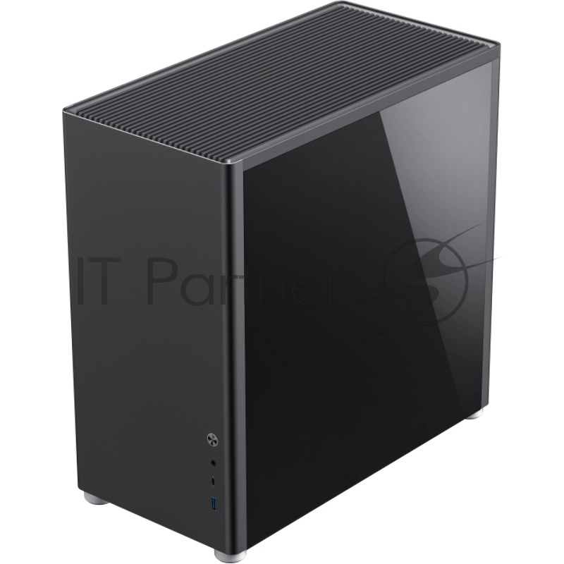 Компьютерный корпус, без блока питания ATX/ Gamemax Spark Pro Black ATX case, black, w/o PSU, w/1xUSB3.0+1xType-C, 1xCombo Audio