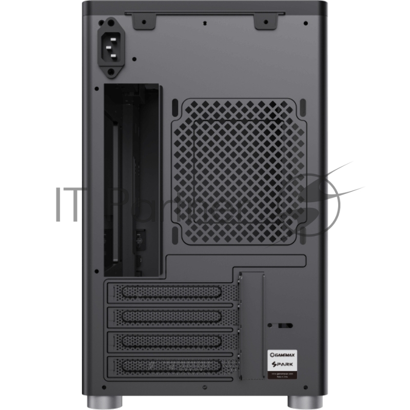 Компьютерный корпус, без блока питания mATX/ Gamemax Spark Black mATX case, black, w/o PSU, w/1xUSB3.0+1xType-C, 1xCombo Audio
