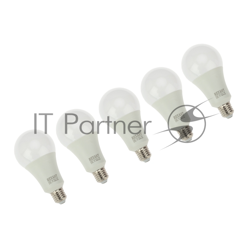 Лампа светодиодная Груша A80 25,5 Вт E27 2423 Лм 4000 K нейтральный свет REXANT(5 шт./уп.)