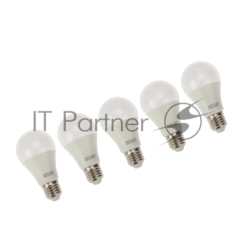 Лампа светодиодная Груша A60 15,5 Вт E27 1473 Лм 2700 K теплый свет REXANT(5 шт./уп.)