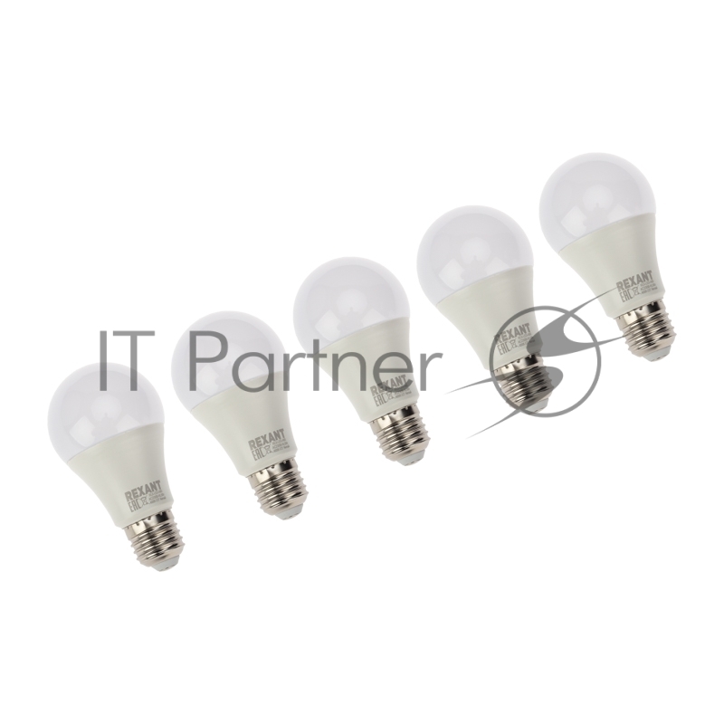 Лампа светодиодная Груша A60 15,5 Вт E27 1473 Лм 4000 K нейтральный свет REXANT(5 шт./уп.)