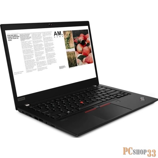 Ноутбук Lenovo ThinkPad T14 Gen 2 Core i7 1165G7 16Gb SSD1Tb Intel Iris Xe graphics 14 IPS FHD (1920x1080) noOS black WiFi BT Cam (20W1A10QCD)