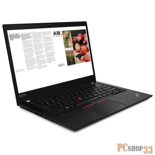 Ноутбук Lenovo ThinkPad T14 Gen 2 Core i7 1165G7 16Gb SSD512Gb Intel Iris Xe graphics 14 IPS FHD (1920x1080) noOS black WiFi BT Cam (20W1A10MCD)