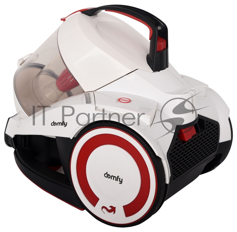 Пылесос Domfy DSC-VC505 2000Вт белый/красный
