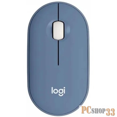 Мышь LOGITECH M350 Pebble Bluetooth Mouse - BLUEBERRY
