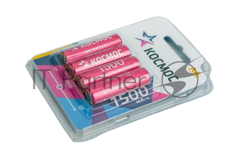 Аккумулятор AA/R6 NI-MN 1500мА.ч BP-4 (блист.4шт) КОСМОС KOCR6NIMH1500mAh4BL