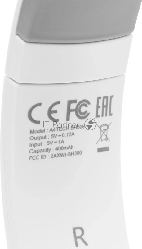 Наушники накладные A4Tech 2Drumtek BH300 белый/серый беспроводные bluetooth оголовье (BH300 GRAYISH WHITE)